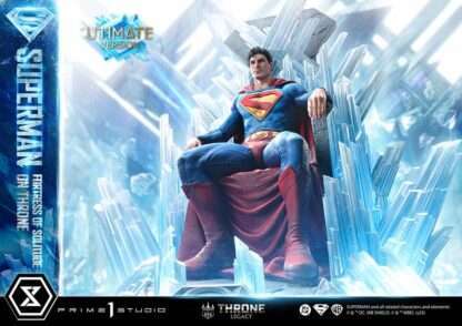 DC Comics Throne Legacy Collection Statue 1/4 Superman Fortress of Solitude on Throne (Design by Gabriele Dell'Otto) Ultimate Version 52 cm – Bild 3