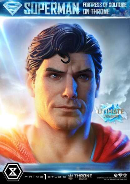 DC Comics Throne Legacy Collection Statue 1/4 Superman Fortress of Solitude on Throne (Design by Gabriele Dell'Otto) Ultimate Version 52 cm – Bild 6