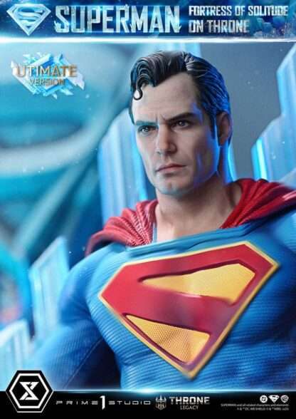 DC Comics Throne Legacy Collection Statue 1/4 Superman Fortress of Solitude on Throne (Design by Gabriele Dell'Otto) Ultimate Version 52 cm – Bild 8