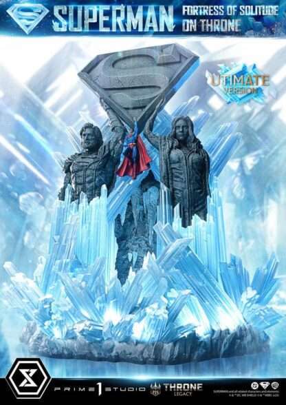 DC Comics Throne Legacy Collection Statue 1/4 Superman Fortress of Solitude on Throne (Design by Gabriele Dell'Otto) Ultimate Version 52 cm – Bild 9