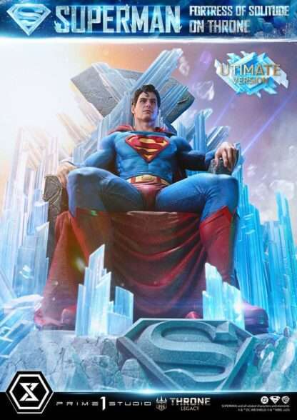 DC Comics Throne Legacy Collection Statue 1/4 Superman Fortress of Solitude on Throne (Design by Gabriele Dell'Otto) Ultimate Version 52 cm – Bild 10