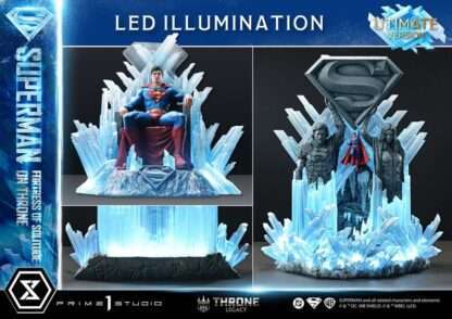 DC Comics Throne Legacy Collection Statue 1/4 Superman Fortress of Solitude on Throne (Design by Gabriele Dell'Otto) Ultimate Version 52 cm – Bild 14