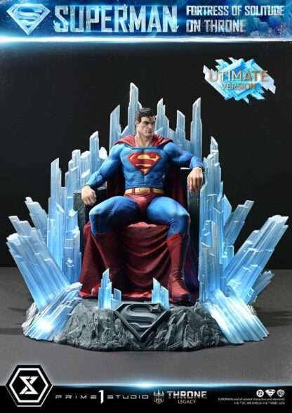 DC Comics Throne Legacy Collection Statue 1/4 Superman Fortress of Solitude on Throne (Design by Gabriele Dell'Otto) Ultimate Version 52 cm – Bild 17