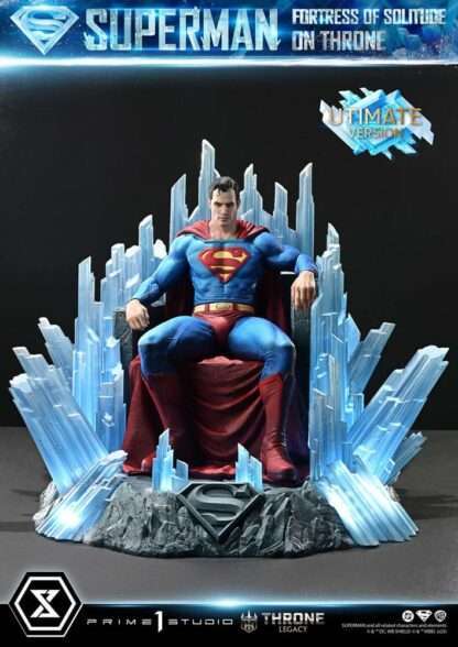 DC Comics Throne Legacy Collection Statue 1/4 Superman Fortress of Solitude on Throne (Design by Gabriele Dell'Otto) Ultimate Version 52 cm – Bild 18