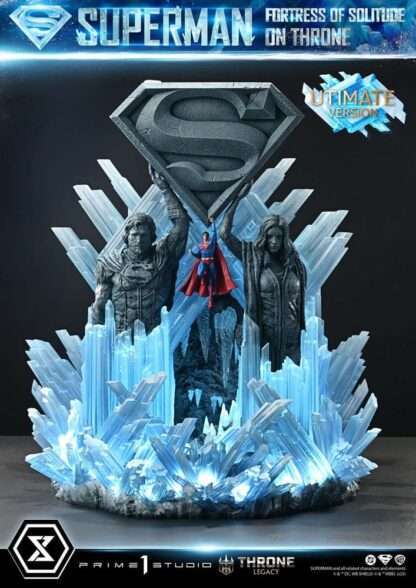 DC Comics Throne Legacy Collection Statue 1/4 Superman Fortress of Solitude on Throne (Design by Gabriele Dell'Otto) Ultimate Version 52 cm – Bild 19
