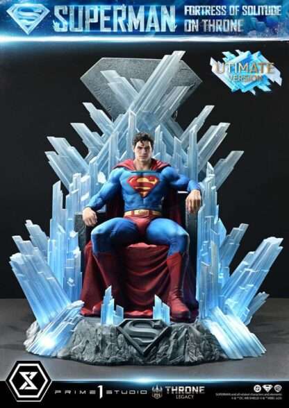 DC Comics Throne Legacy Collection Statue 1/4 Superman Fortress of Solitude on Throne (Design by Gabriele Dell'Otto) Ultimate Version 52 cm – Bild 21