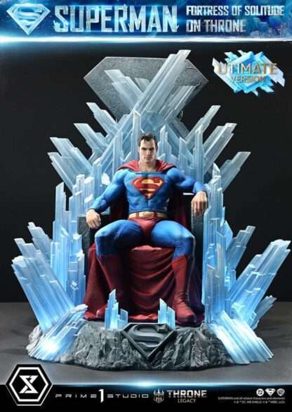 DC Comics Throne Legacy Collection Statue 1/4 Superman Fortress of Solitude on Throne (Design by Gabriele Dell'Otto) Ultimate Version 52 cm – Bild 23