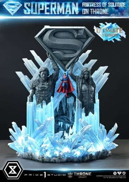 DC Comics Throne Legacy Collection Statue 1/4 Superman Fortress of Solitude on Throne (Design by Gabriele Dell'Otto) Ultimate Version 52 cm – Bild 24