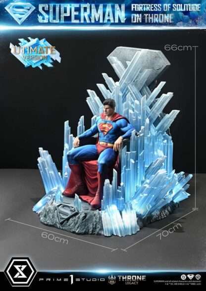 DC Comics Throne Legacy Collection Statue 1/4 Superman Fortress of Solitude on Throne (Design by Gabriele Dell'Otto) Ultimate Bonus Version 52 cm – Bild 15