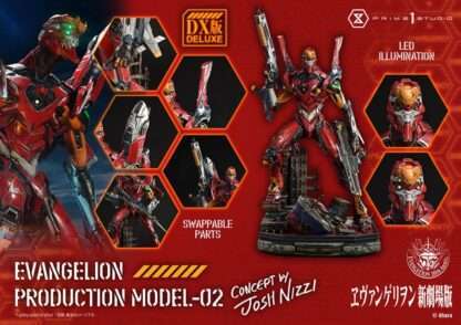 Rebuild of Evangelion Ultimate Diorama Masterline Series Statue Evangelion Production Model-02 (Concept By Josh Nizzi) Deluxe Version 73 cm – Bild 7