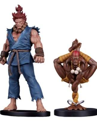 Street Fighter PVC Statuen 1/10 Akuma & Dhalsim 21 cm