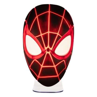 Spider-Man 3D LED Leuchte Miles Morales Mask – Bild 4