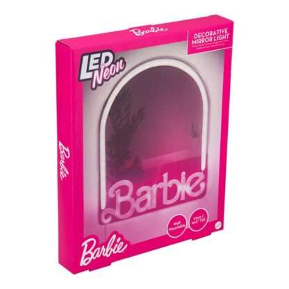 Barbie Wand-Spiegel Neon 27 cm – Bild 5
