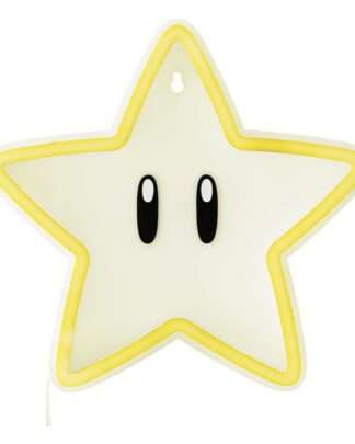 Super Mario LED Wandleuchte Super Star Neon