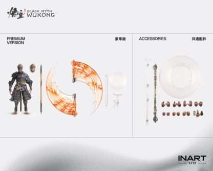 Black Myth: Wukong Actionfigur 1/12 The Destined One in the Bronze Armor Set Deluxe Ver. 16 cm – Bild 16