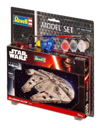 Star Wars Modellbausatz 1/241 Model Set Millennium Falcon 10 cm – Bild 2