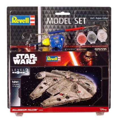 Star Wars Modellbausatz 1/241 Model Set Millennium Falcon 10 cm – Bild 3