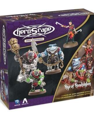 Heroscape Armeeerweiterung Embers of War: Crimson Widow & Dreadnoughts of Caraway Cavern *Englische Version*