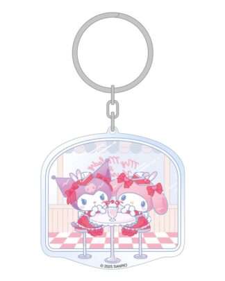 Sanrio Acryl Schlüsselanhänger Hello Kitty & Friends American Diner 6 cm