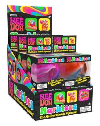 NeeDoh Anti-Stress-Figuren Marbleez Ball 7 cm Display (6)