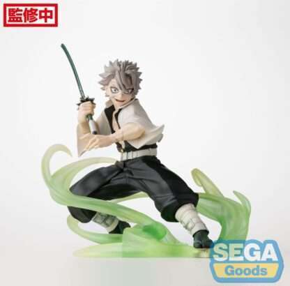 Demon Slayer: Kimetsu no Yaiba Xross Link Anime PVC Statue Sanemi Shinazugawa Hashira Training Arc 12 cm - Beschädigte Verpackung