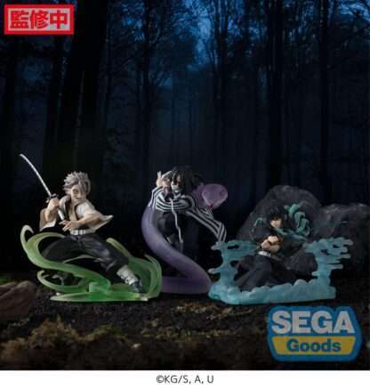 Demon Slayer: Kimetsu no Yaiba Xross Link Anime PVC Statue Sanemi Shinazugawa Hashira Training Arc 12 cm - Beschädigte Verpackung – Bild 5