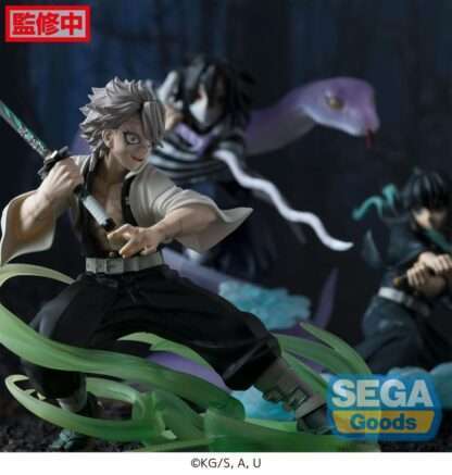 Demon Slayer: Kimetsu no Yaiba Xross Link Anime PVC Statue Sanemi Shinazugawa Hashira Training Arc 12 cm - Beschädigte Verpackung – Bild 6