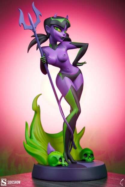 Original Artist Series Statue Devil Girl (Purple and Green Variant) 30 cm – Bild 4