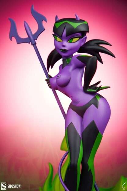 Original Artist Series Statue Devil Girl (Purple and Green Variant) 30 cm – Bild 5