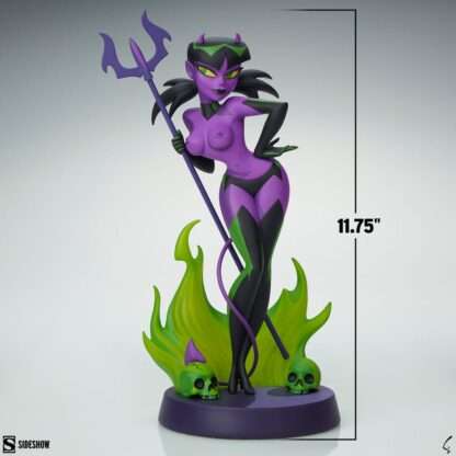 Original Artist Series Statue Devil Girl (Purple and Green Variant) 30 cm – Bild 7