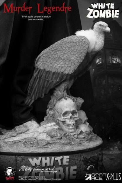 White Zombie Statue 1/4 Murder Legendre Monotone Ver. 52 cm – Bild 3
