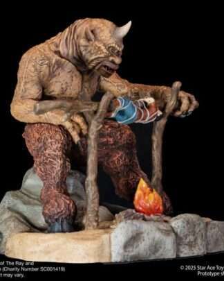 Ray Harryhausen Diorama 1/8 Cyclops Barbecue Scene 17 cm