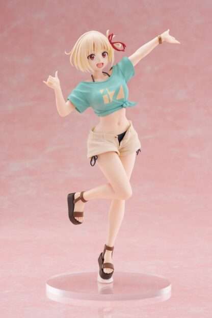 Lycoris Recoil Coreful PVC Statue Chisato Nishikigi Hawaiian Ver. 18 cm     - Beschädigte Verpackung