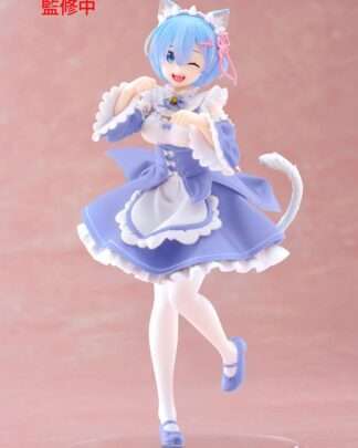Re:Zero Starting Life in Another World Coreful PVC Statue Rem Cat Maid Ver. Renewal 18 cm