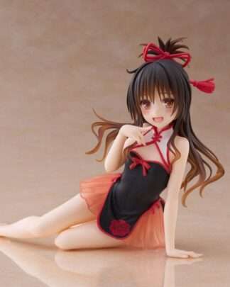 To Love-Ru Darkness PVC Statue Desktop Cute Figure Mikan Yuki Chinese Dress Ver. 13 cm