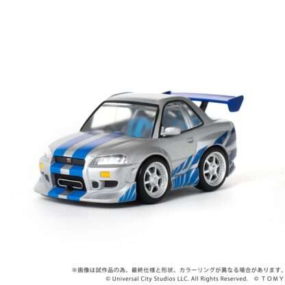 Fast & Furious Q-Village Fahrzeug mit Minifigur Nissan Skyline GT-R (R34) 9 cm – Bild 8