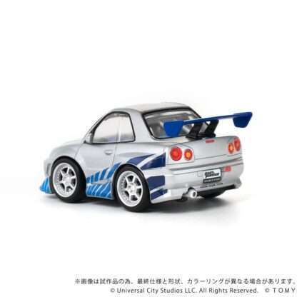 Fast & Furious Q-Village Fahrzeug mit Minifigur Nissan Skyline GT-R (R34) 9 cm – Bild 9