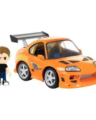 Fast & Furious Q-Village Fahrzeug mit Minifigur Toyota Supra JZA80 9 cm