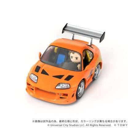 Fast & Furious Q-Village Fahrzeug mit Minifigur Toyota Supra JZA80 9 cm – Bild 3