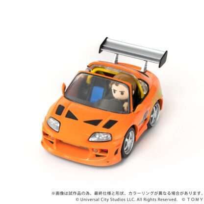 Fast & Furious Q-Village Fahrzeug mit Minifigur Toyota Supra JZA80 9 cm – Bild 4