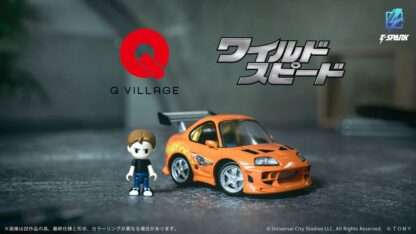 Fast & Furious Q-Village Fahrzeug mit Minifigur Toyota Supra JZA80 9 cm – Bild 7