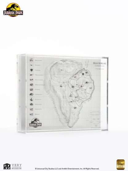 Jurassic Park Topographische Karte Isla Nublar – Bild 5