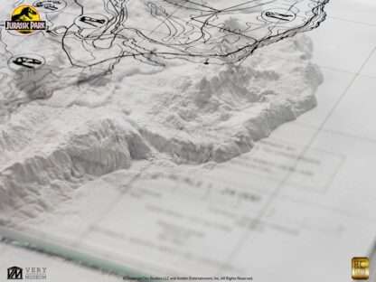 Jurassic Park Topographische Karte Isla Nublar – Bild 18
