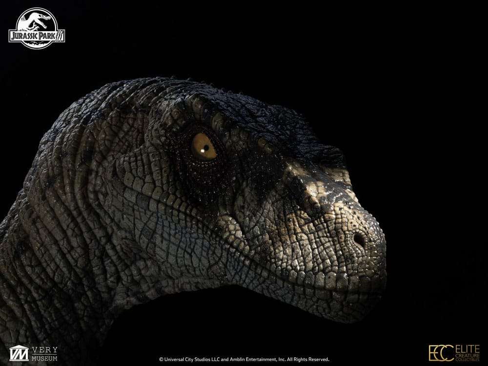 Jurassic Park III Büste Female Velociraptor White Queen 75 cm – Bild 14