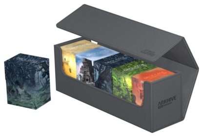 Ultimate Guard Arkhive 400+ XenoSkin Monocolor Grau - Beschädigte Verpackung – Bild 9