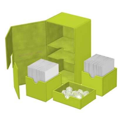Ultimate Guard Twin Flip'n'Tray 200+ Xenoskin "Summer Edition 2025" - Lime – Bild 5