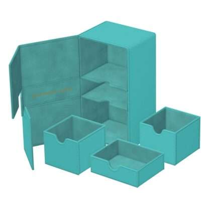 Ultimate Guard Twin Flip'n'Tray 200+ Xenoskin "Summer Edition 2025" - Lagoon – Bild 6