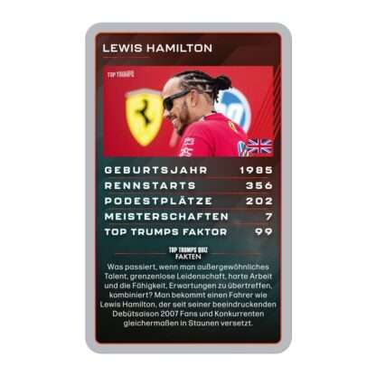 Grand Prix Helden Kartenspiel Top Trumps Collectables *Deutsche Version* – Bild 3