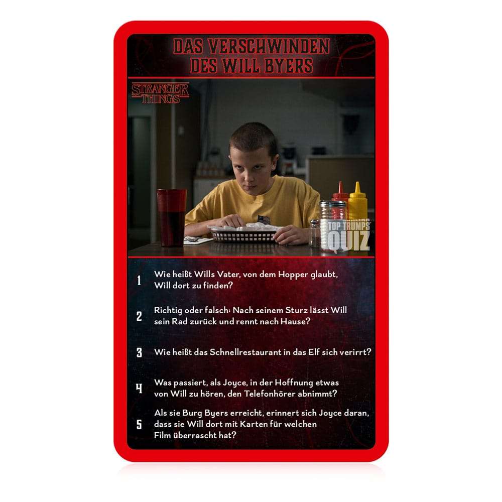Stranger Things Kartenspiel Top Trumps Quiz *Deutsche Version* – Bild 3