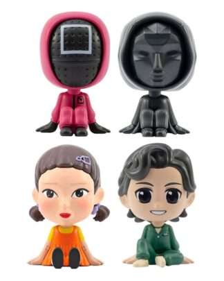 Squid Game Bobble Hero Wackelkopf-Figuren (Blind Box Ver.) 6 cm Display (12)